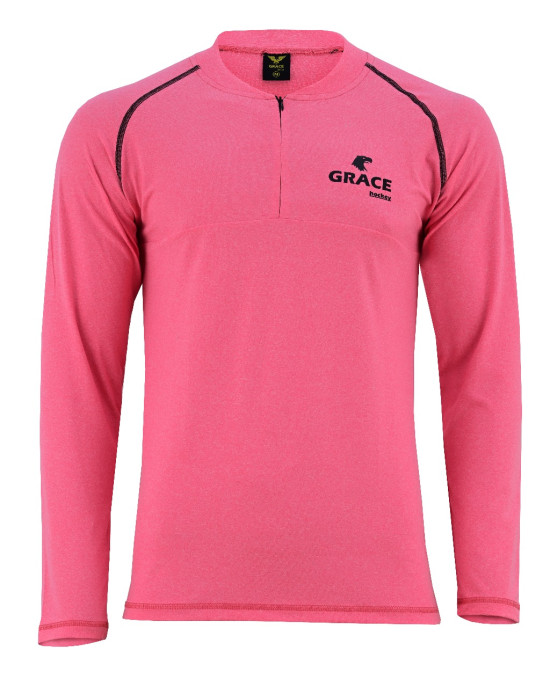 Grace Quarter Zipper - Pink