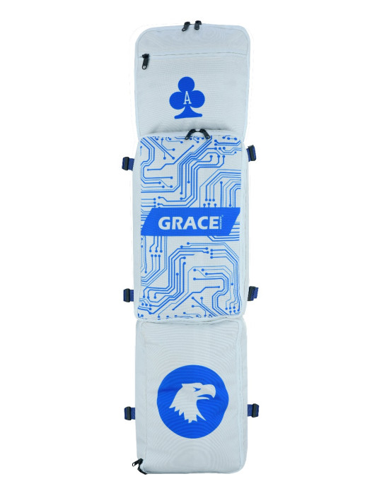 Grace ACE Medium Stick Bag Cordura | White/Blue